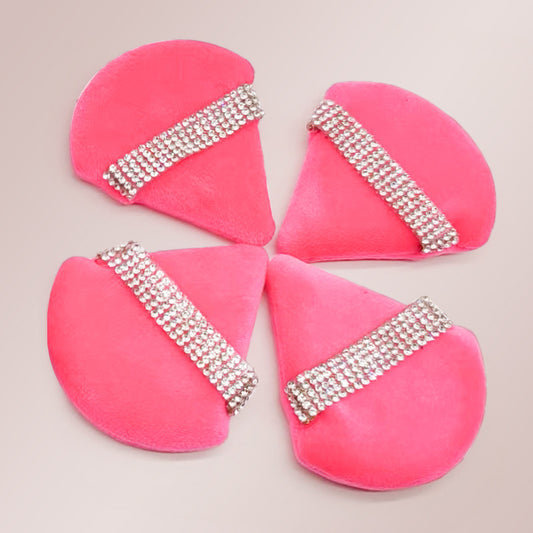 Triangular Velvet Setting Powder Puff