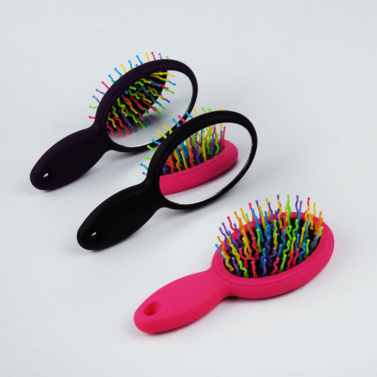 Plastic Rainbow Hair Comb