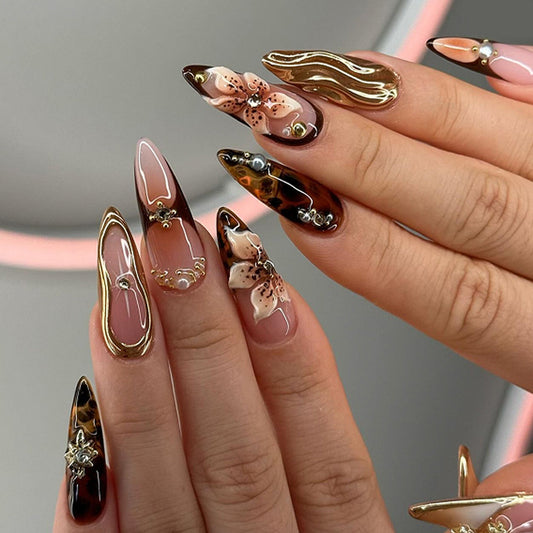 French Cat Eye Press On Nails